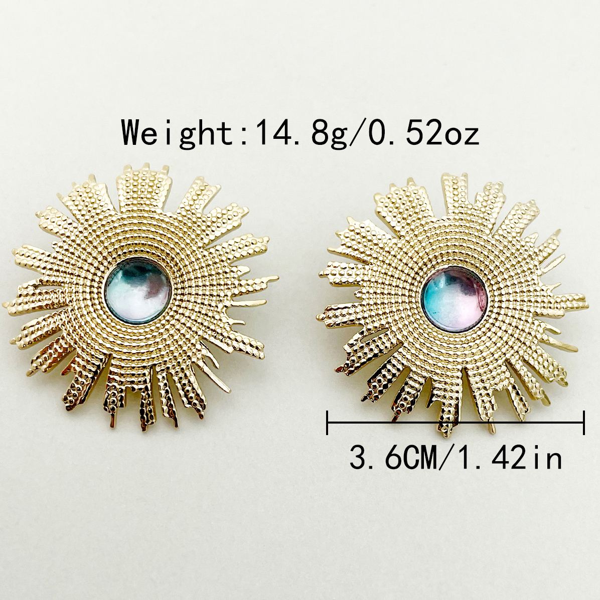 1 Pair Fairy Style Casual Korean Style Sector Flower Butterfly Plating Inlay 304 Stainless Steel Artificial Gemstones Artificial Pearls Gold Plated Ear Studs display picture 9