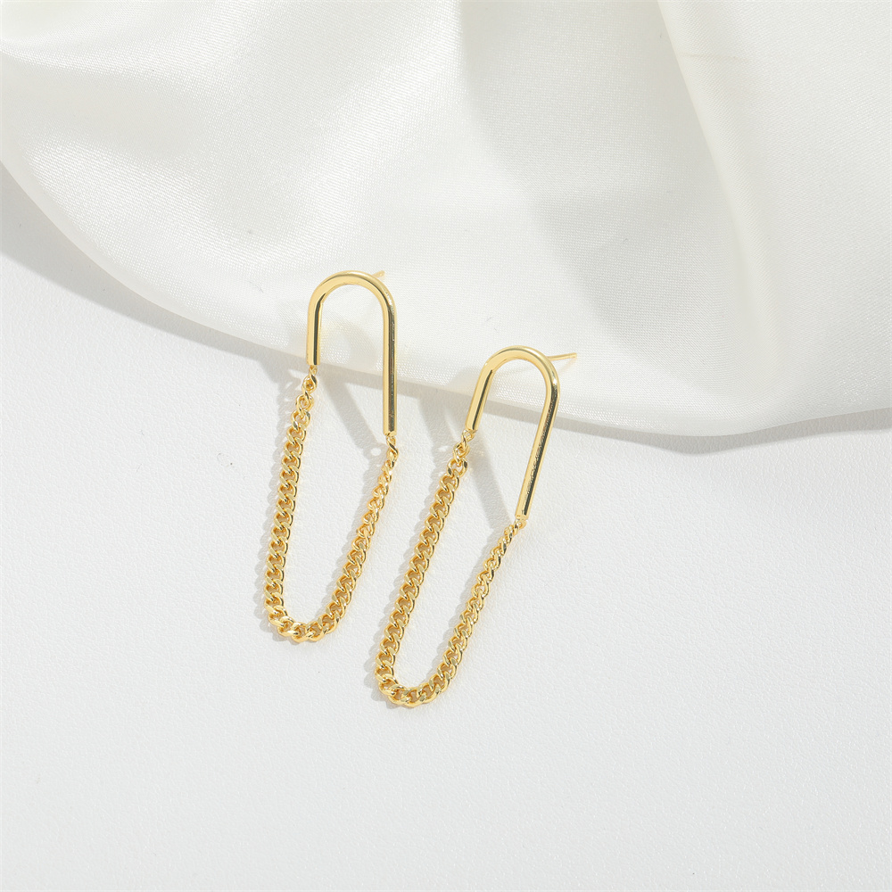 1 Pair Basic Modern Style Classic Style Heart Shape Enamel Copper Hoop Earrings Drop Earrings display picture 10