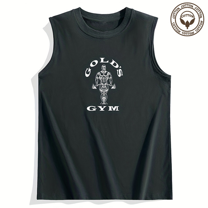 Men's Skull Simple Style Round Neck Sleeveless Regular Fit Men's Tops display picture 5