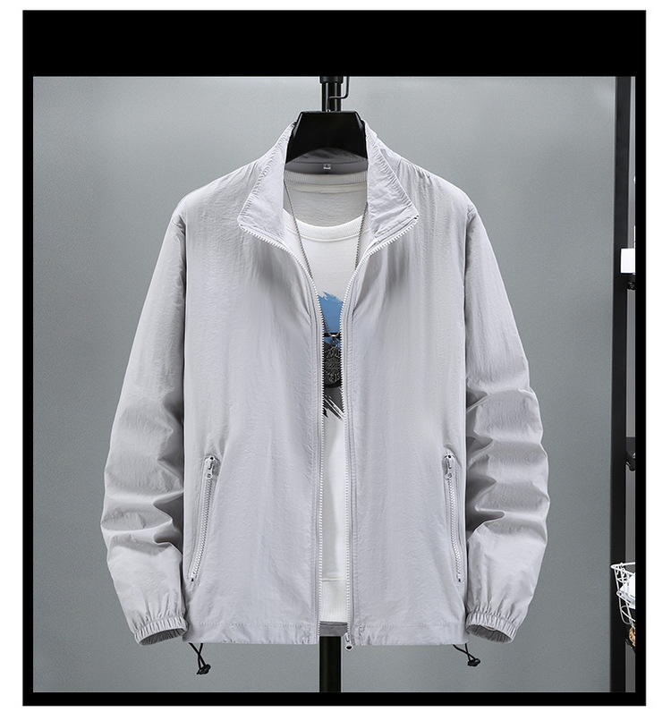 Men's Simple Style Solid Color Jacket display picture 8