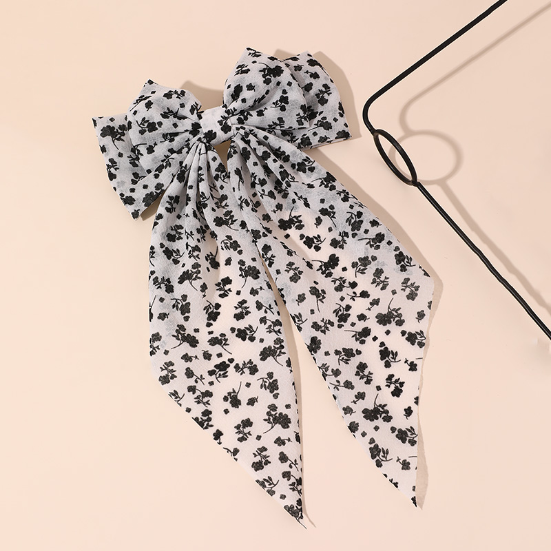 Women's Beach Sweet Simple Style Ditsy Floral Fruit Heart Shape Alloy Cloth Printing Hair Clip display picture 19