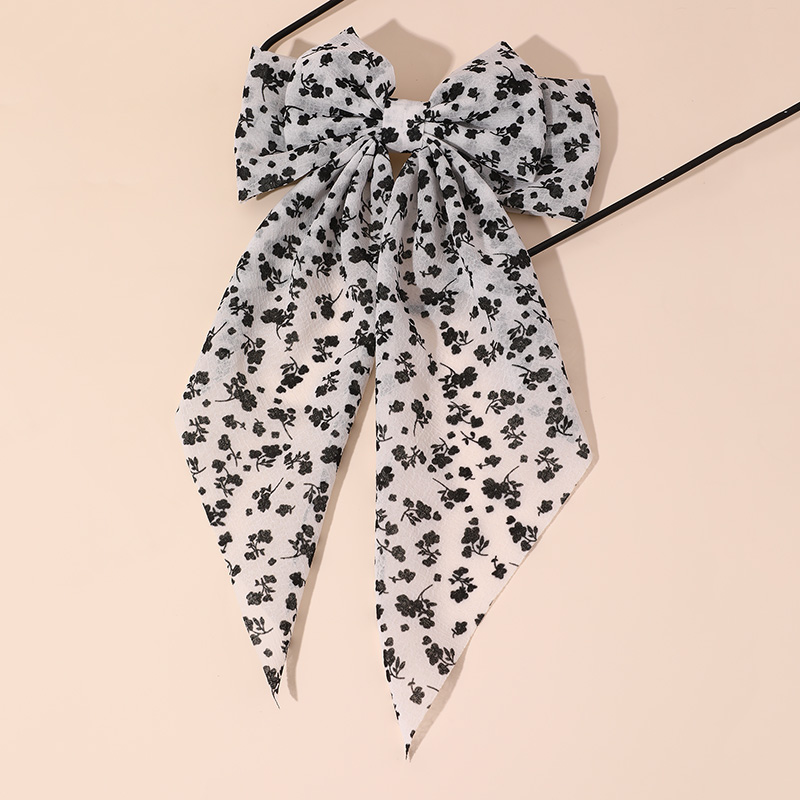 Women's Beach Sweet Simple Style Ditsy Floral Fruit Heart Shape Alloy Cloth Printing Hair Clip display picture 18