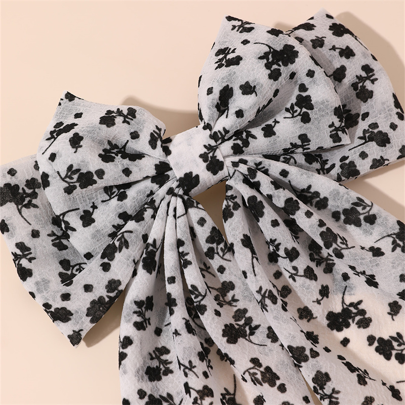 Women's Beach Sweet Simple Style Ditsy Floral Fruit Heart Shape Alloy Cloth Printing Hair Clip display picture 20