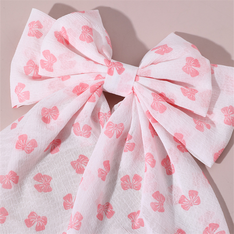 Women's Beach Sweet Simple Style Ditsy Floral Fruit Heart Shape Alloy Cloth Printing Hair Clip display picture 42