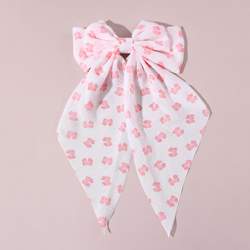 Women's Beach Sweet Simple Style Ditsy Floral Fruit Heart Shape Alloy Cloth Printing Hair Clip display picture 44
