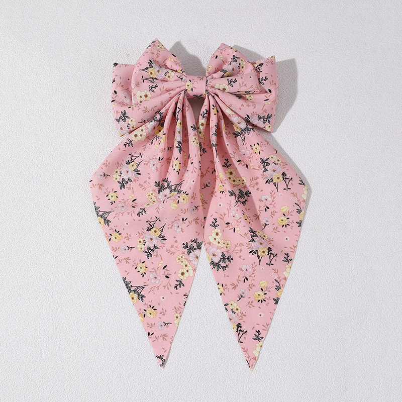 Women's Beach Sweet Simple Style Ditsy Floral Fruit Heart Shape Alloy Cloth Printing Hair Clip display picture 47