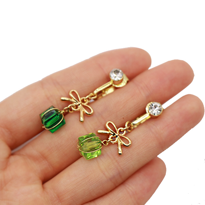 1 Piece Belly Rings Vintage Style Solid Color Commute Bow Knot 316 Stainless Steel  Arylic Alloy Plating Inlay Rhinestones Gold Plated display picture 26