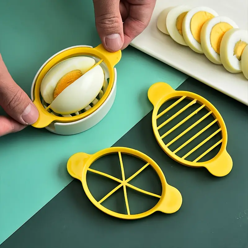 Simple Style Color Block Plastic Egg Cutter 1 Piece display picture 3