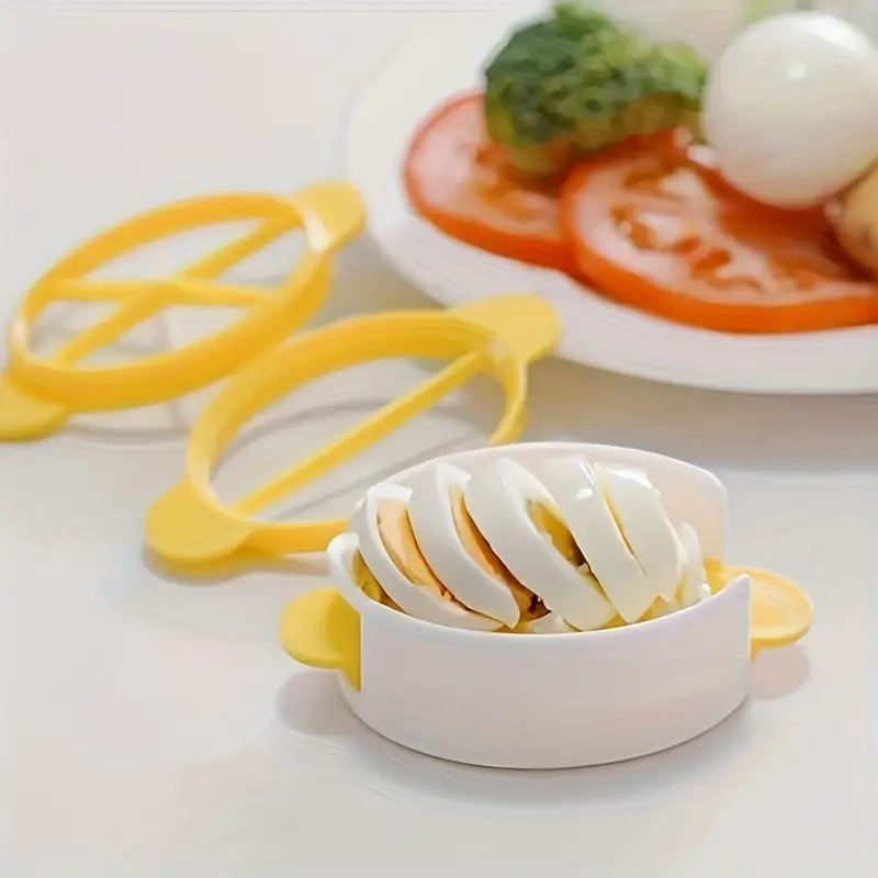 Simple Style Color Block Plastic Egg Cutter 1 Piece display picture 6