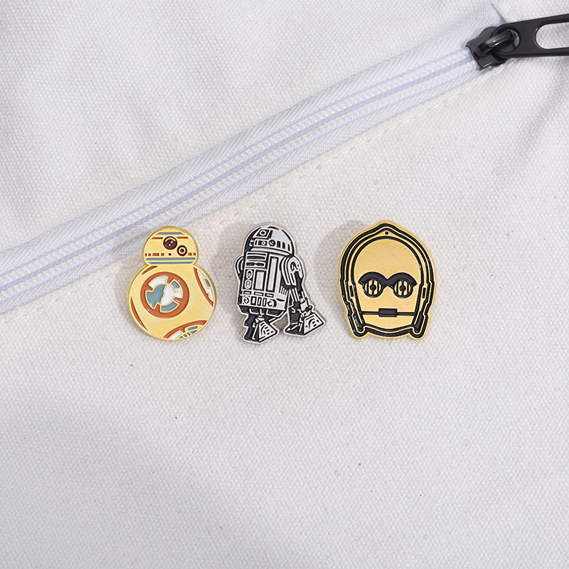 Cartoon Style Cowboy Style Space Capsule Helmet Alloy Stamping Stoving Varnish Men's Brooches display picture 7