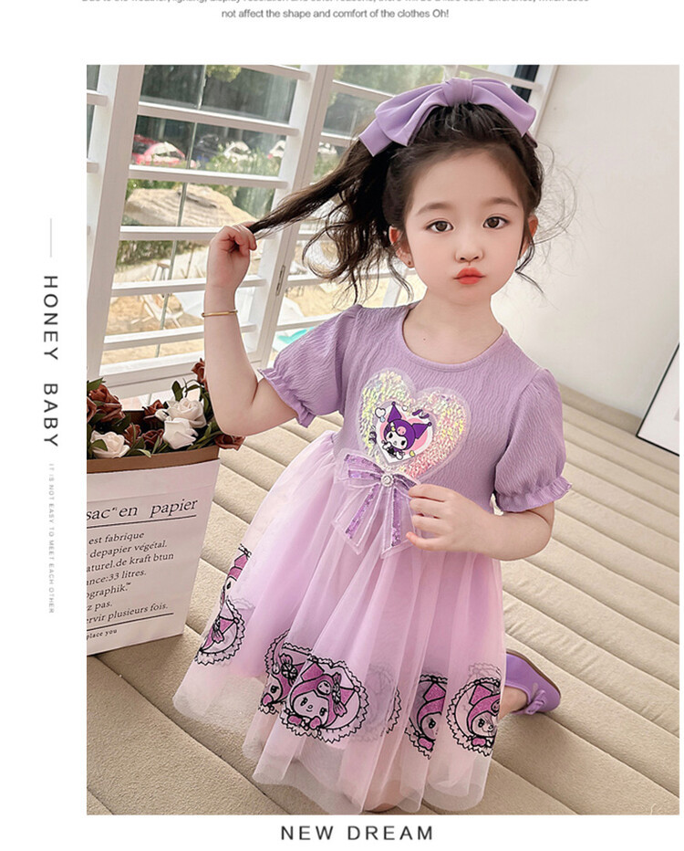 Cute Ditsy Floral Cotton Girls Dresses display picture 8