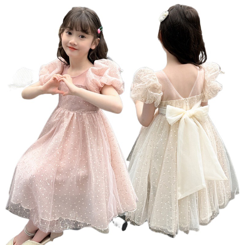 Cute Ditsy Floral Cotton Girls Dresses display picture 9