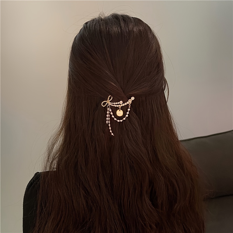 Women's Elegant Bow Knot Alloy Plating Inlay Rhinestones Hair Clip display picture 4