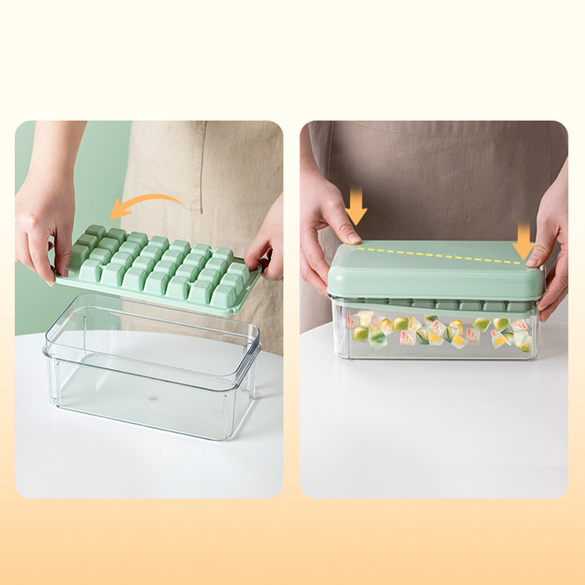 Simple Style Solid Color Plastic Ice Tray 1 Piece display picture 3