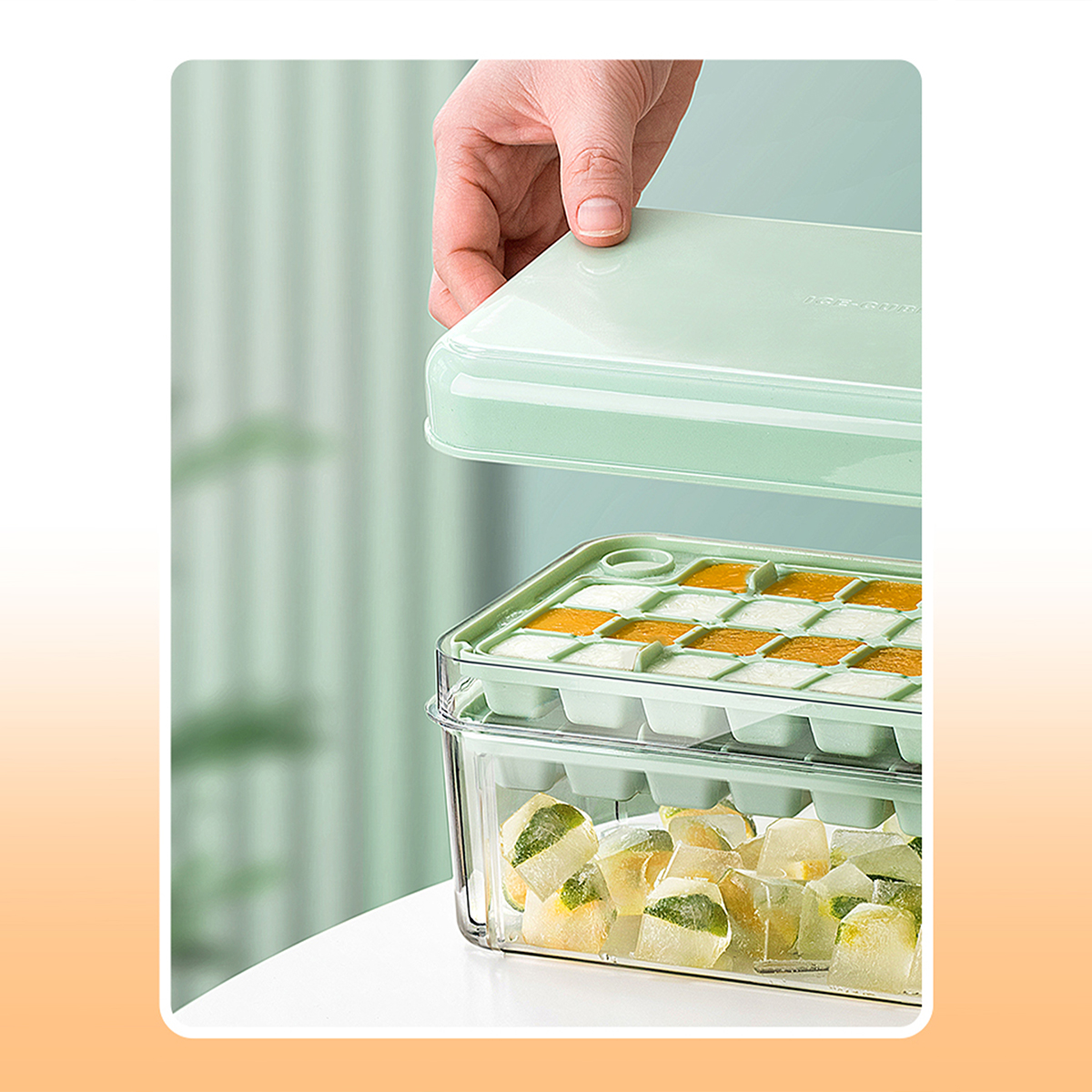 Simple Style Solid Color Plastic Ice Tray 1 Piece display picture 5