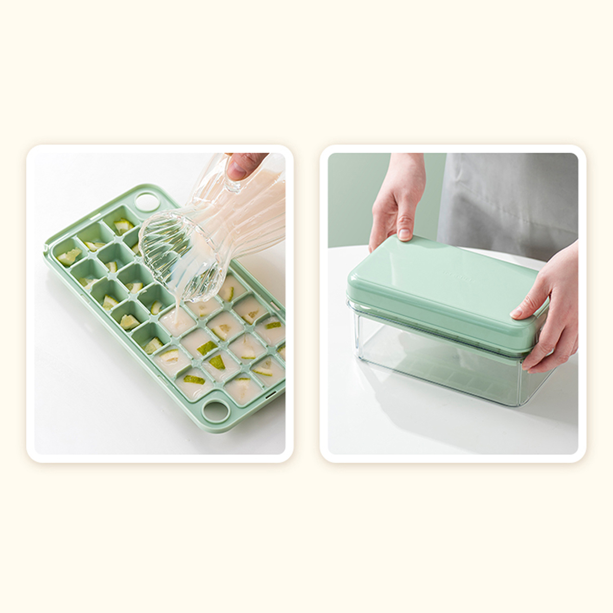 Simple Style Solid Color Plastic Ice Tray 1 Piece display picture 9