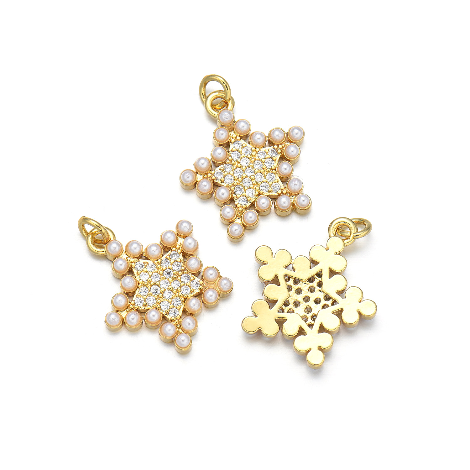 Style Simple Style Classique Papillon Plaqué Or 18K Perle Zircon Le Cuivre De Gros Bijoux Accessoires display picture 7