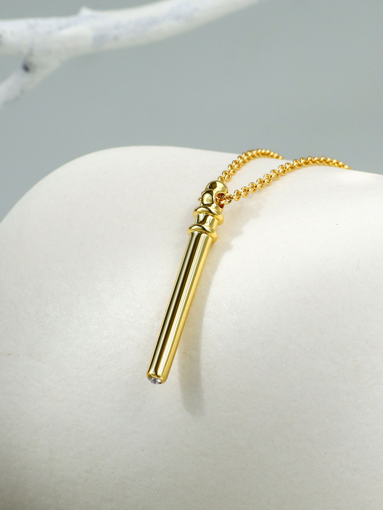 Cobre Chapados en oro de 18k Estilo Simple Estilo Clásico Enchapado Embutido Color Sólido Circón Collar Colgante display picture 3