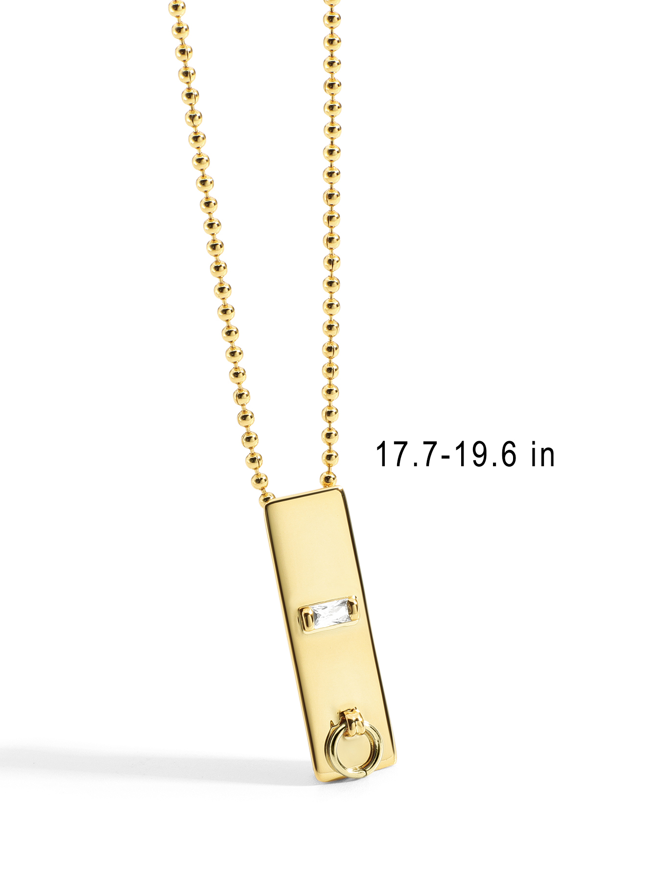 Cobre Chapados en oro de 18k Estilo Simple Estilo Clásico Enchapado Embutido Color Sólido Circón Collar Colgante display picture 13