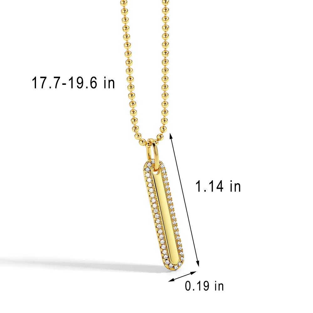 Copper 18K Gold Plated Simple Style Classic Style Plating Inlay Solid Color Zircon Pendant Necklace display picture 15