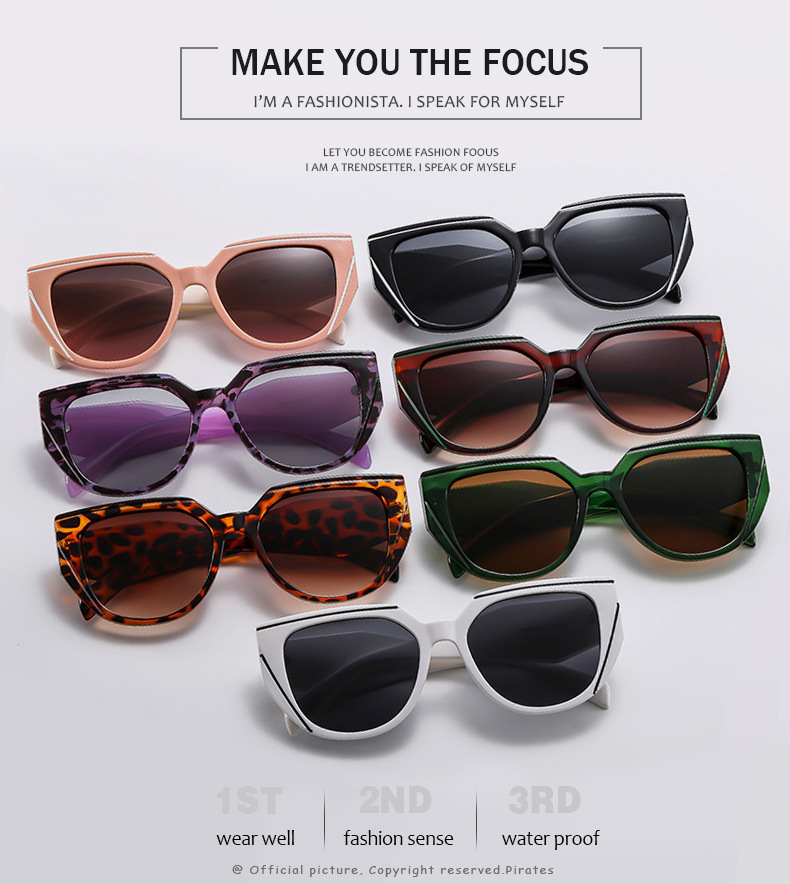 Elegant Gradient Color Pc Square Full Frame Women's Sunglasses display picture 2