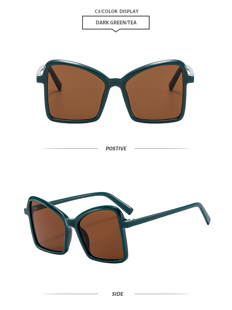 Elegant Simple Style Gradient Color Ac Butterfly Frame Full Frame Women's Sunglasses display picture 8