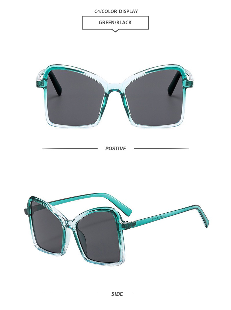 Elegant Simple Style Gradient Color Ac Butterfly Frame Full Frame Women's Sunglasses display picture 9