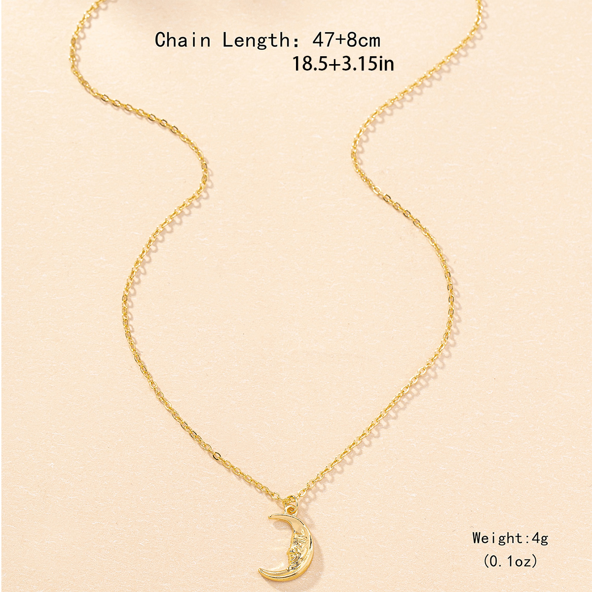 Elegant Einfacher Stil Einfarbig Eisen Zinklegierung Frau Halskette Mit Anhänger display picture 1