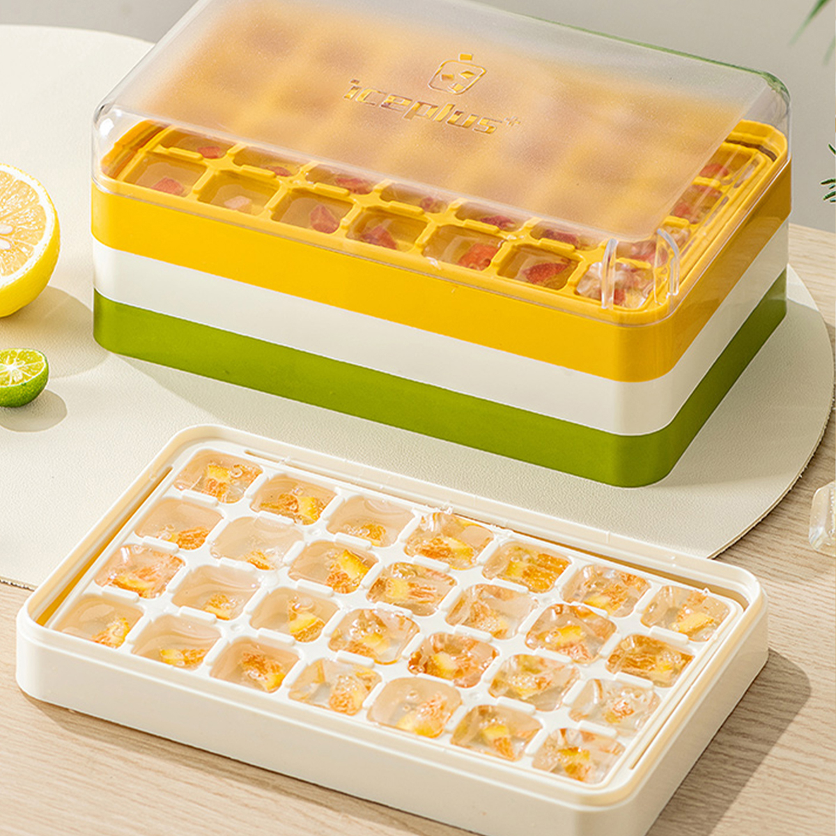 Basic Solid Color PP Ice Tray 1 Piece display picture 1