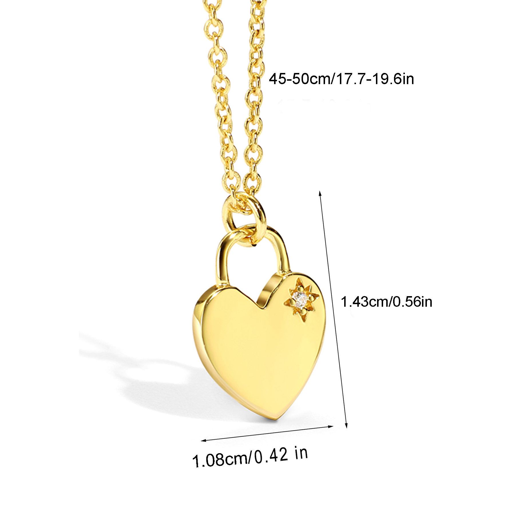 Copper 18K Gold Plated Casual Simple Style Inlay Geometric Zircon Pendant Necklace Necklace display picture 12