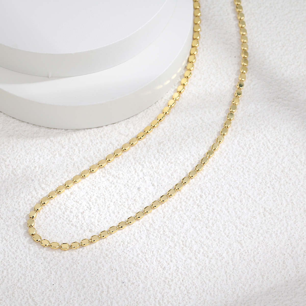 Cobre Chapados en oro de 18k Estilo Simple Perla Embutido Forma De Corazón Color Sólido Circón Collar display picture 1