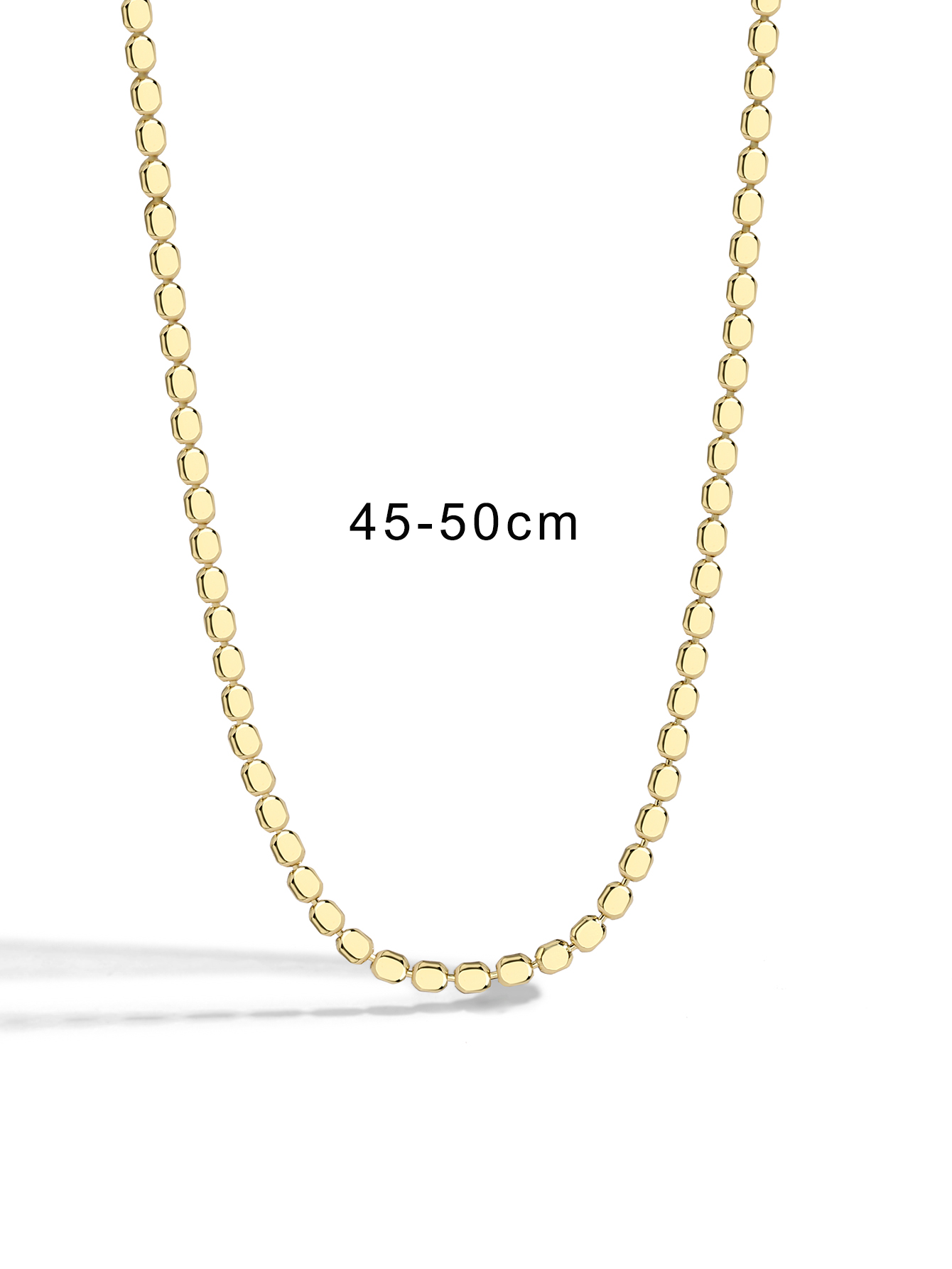 Cobre Chapados en oro de 18k Estilo Simple Perla Embutido Forma De Corazón Color Sólido Circón Collar display picture 2