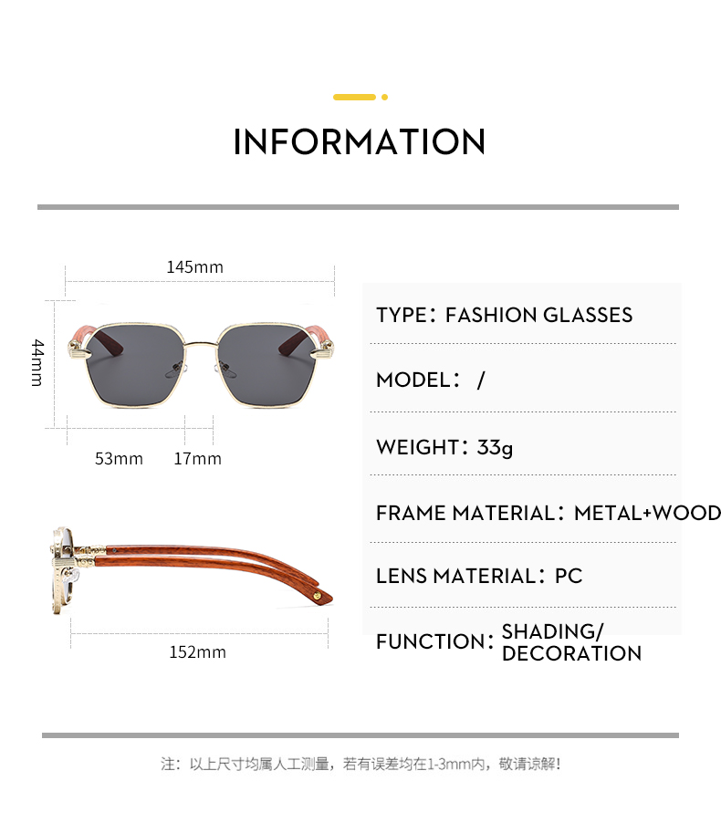 Hip-Hop Color Block Ac Square Full Frame Women's Sunglasses display picture 8