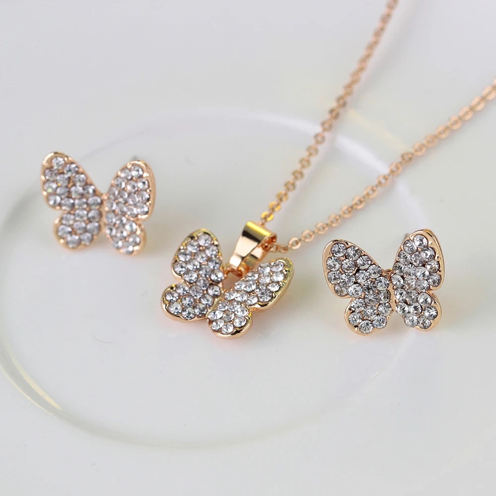 Casual Simple Style Peacock Water Droplets Gold Plated Alloy Crystal Alloy Wholesale Jewelry Set display picture 29