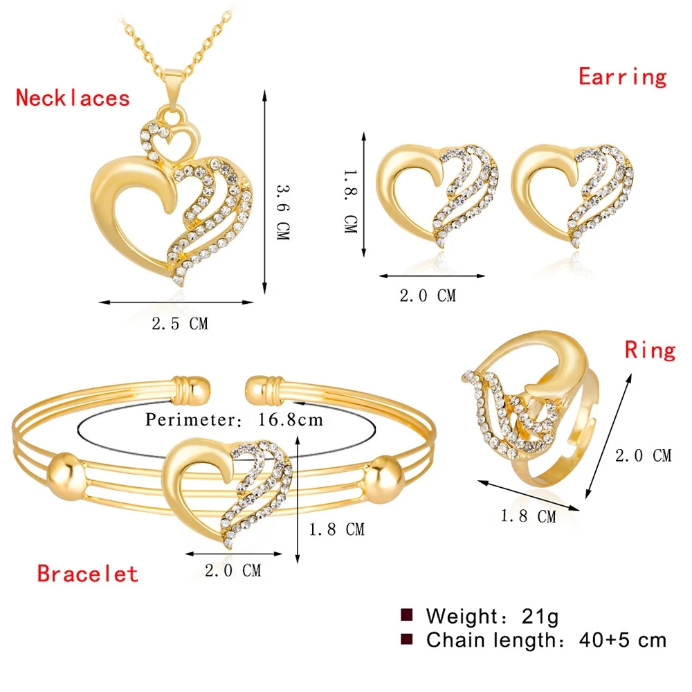 Elegant Luxurious Water Droplets Gold Plated Rhinestones Alloy Wholesale Jewelry Set display picture 24