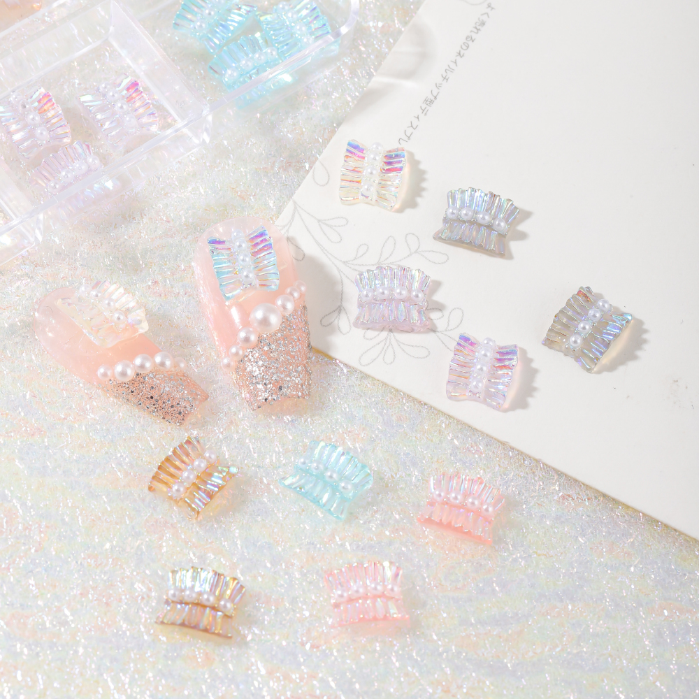 Fairy Style Princess Geometric Resin Nail Decoration Accessories A Pack Of 30 display picture 3