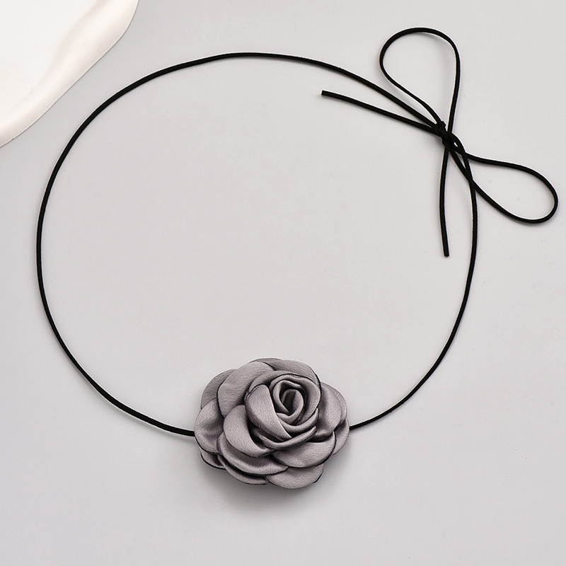 Wholesale Jewelry Simple Style Classic Style Flower Cloth Patchwork Choker display picture 4