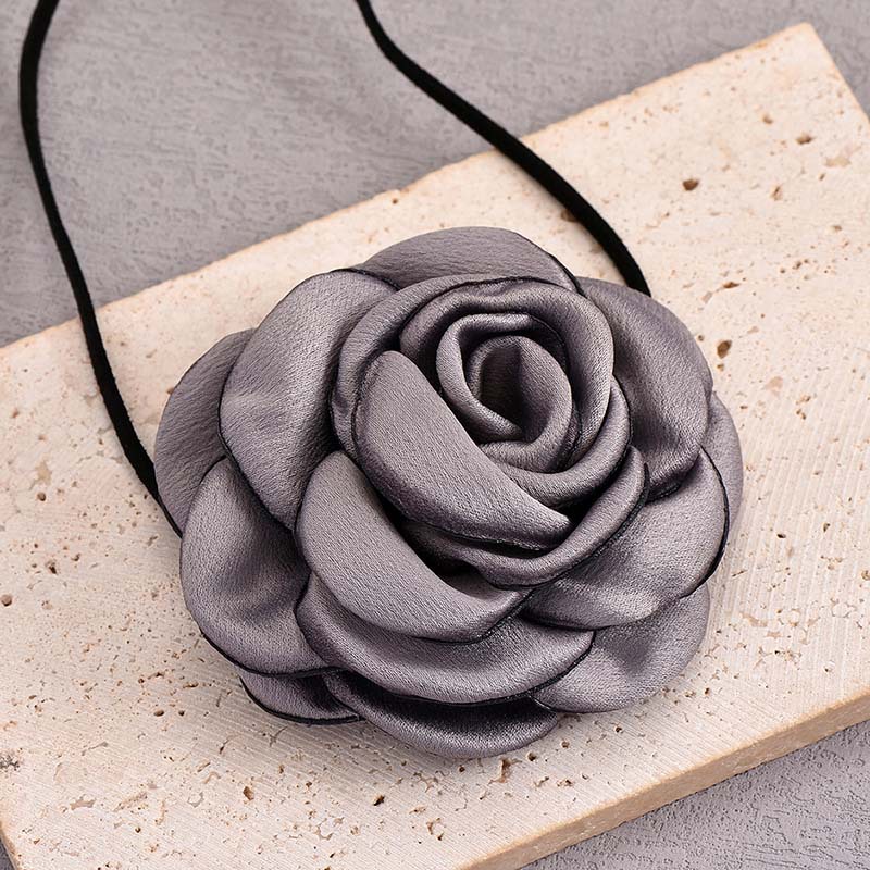 Wholesale Jewelry Simple Style Classic Style Flower Cloth Patchwork Choker display picture 6