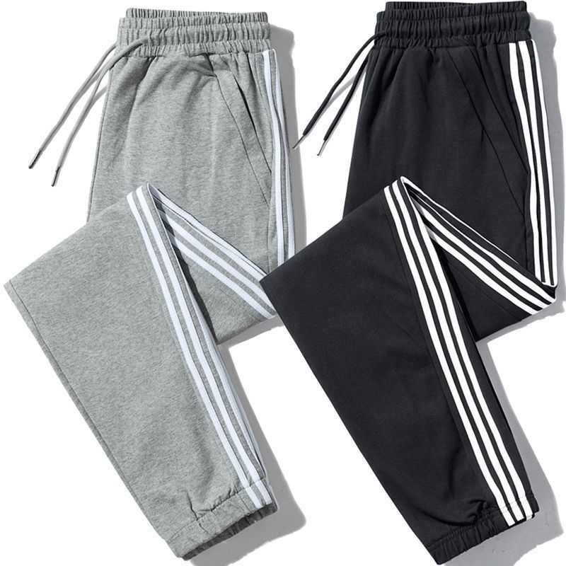 Women's Class Indoor Daily Simple Style Stripe Simple Solid Color Full Length Drawstring Elastic Waist Washed Casual Pants Jogger Pants Sweatpants display picture 5