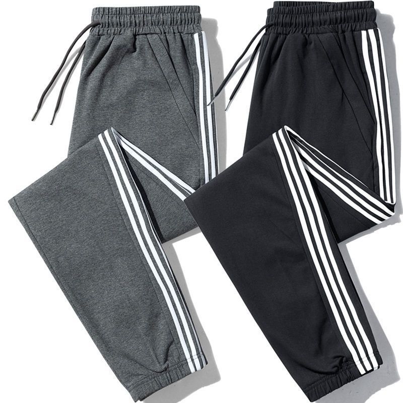Women's Class Indoor Daily Simple Style Stripe Simple Solid Color Full Length Drawstring Elastic Waist Washed Casual Pants Jogger Pants Sweatpants display picture 7