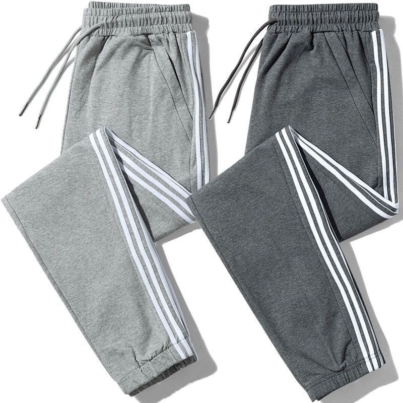 Women's Class Indoor Daily Simple Style Stripe Simple Solid Color Full Length Drawstring Elastic Waist Washed Casual Pants Jogger Pants Sweatpants display picture 4