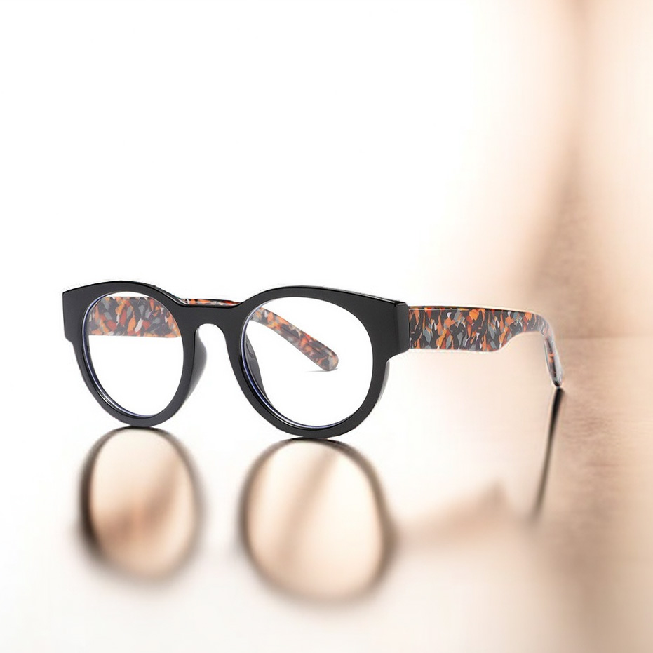 Vintage Style Simple Style Commute Oil Painting Pc Cat Eye Full Frame Optical Glasses display picture 1