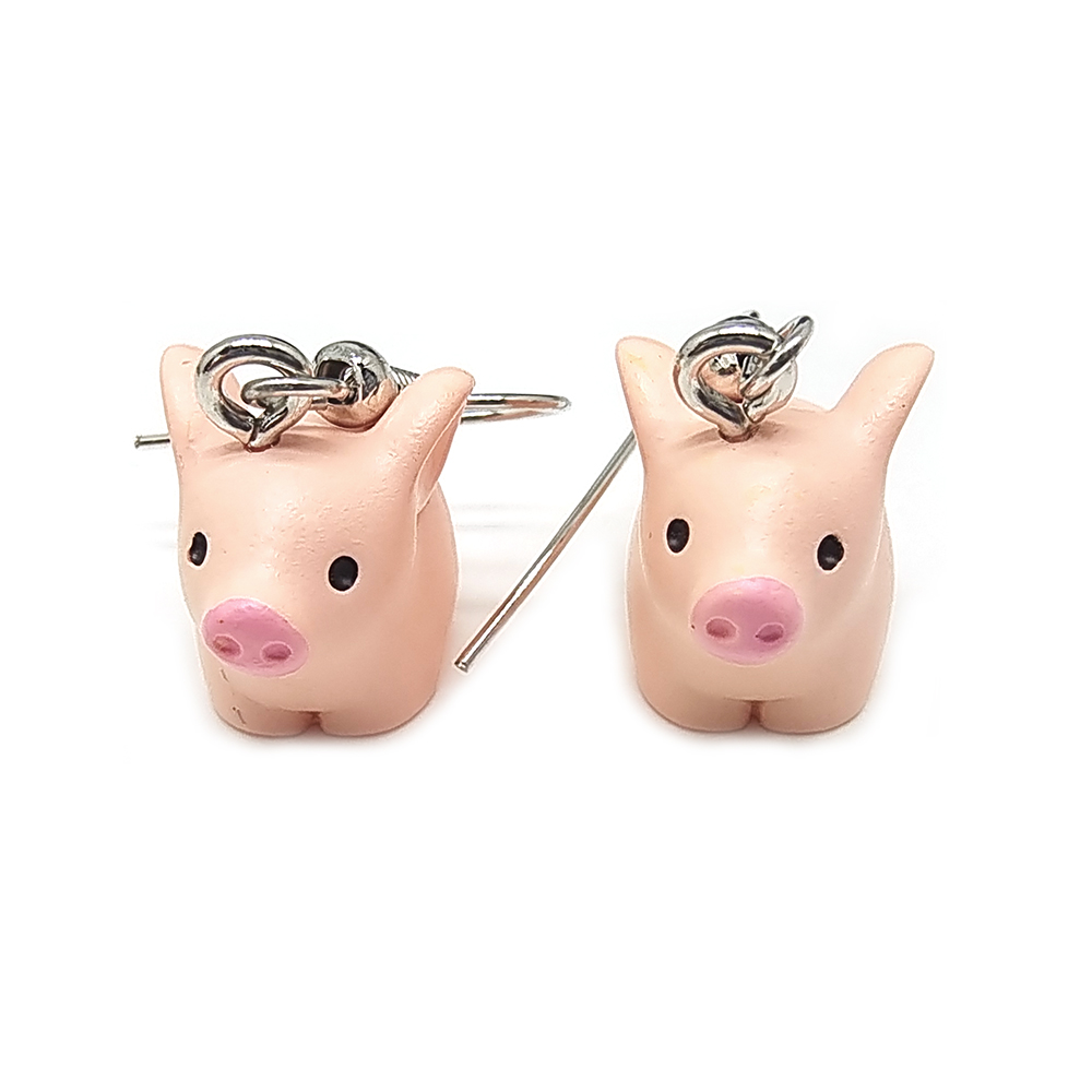1 Pair Casual Cute Simple Style Animal Fox Frog Alloy Resin display picture 7