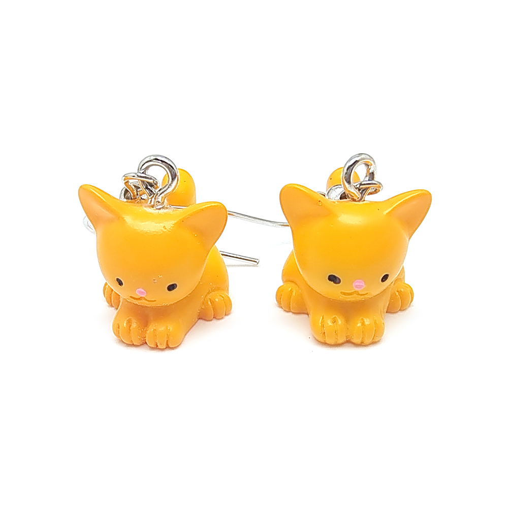 1 Pair Casual Cute Simple Style Animal Fox Frog Alloy Resin display picture 9