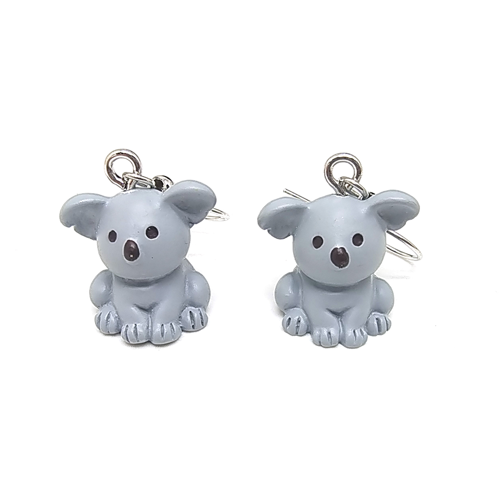 1 Pair Casual Cute Simple Style Animal Fox Frog Alloy Resin display picture 4