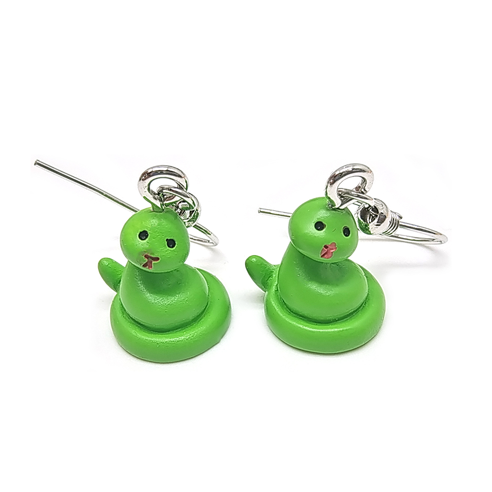 1 Pair Casual Cute Simple Style Animal Fox Frog Alloy Resin display picture 10