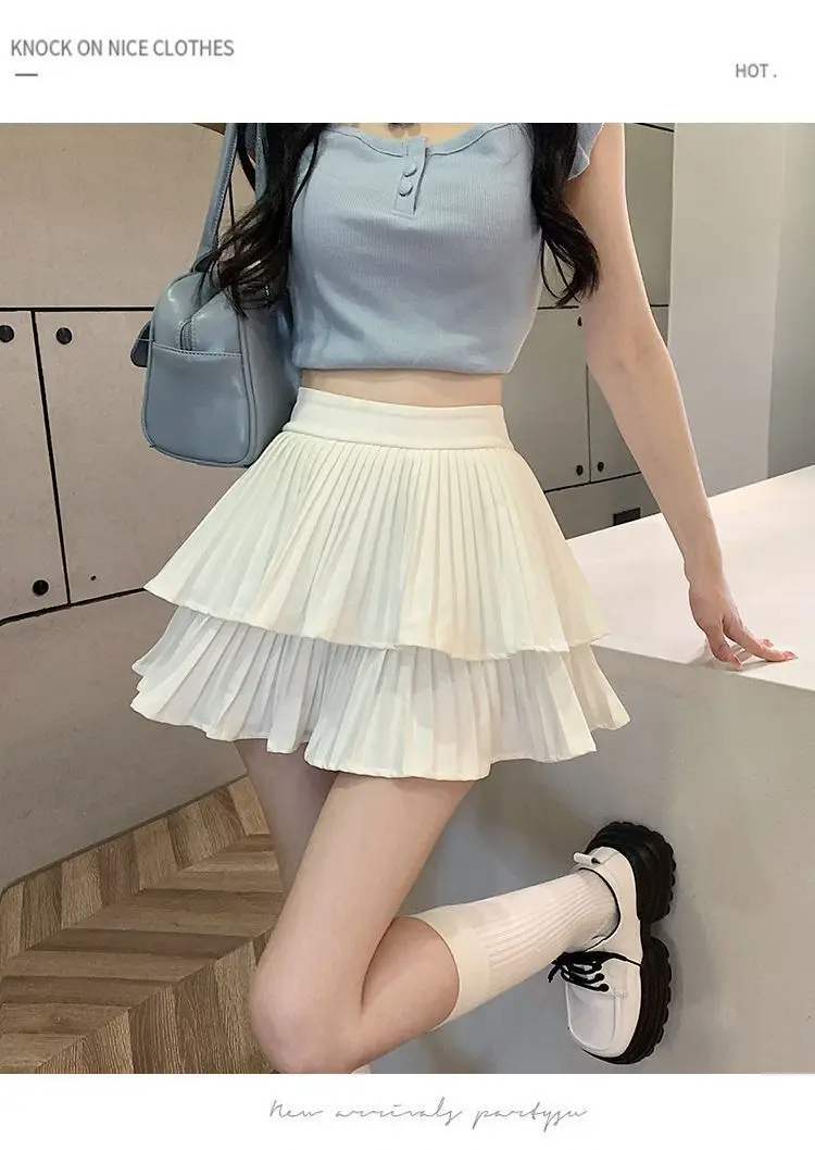 Summer Simple Style Simple Solid Color Rayon Spandex Polyester Above Knee Skirts display picture 10