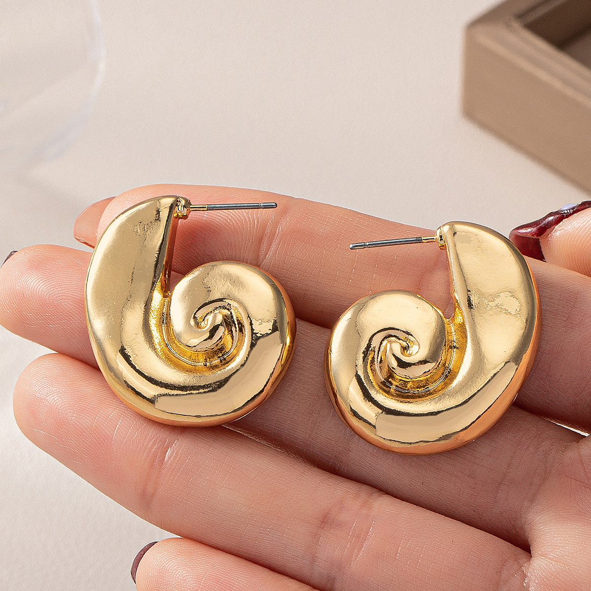1 Pair Beach Conch Zinc Alloy Ear Studs display picture 3
