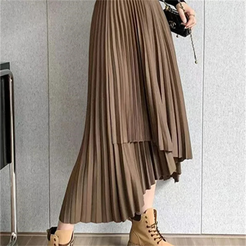 Summer Simple Style Solid Color Rayon Spandex Polyester Midi Dress Skirts display picture 3