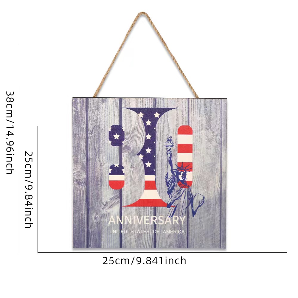 Classic Style Letter American Flag Wood Daily Festival Decorative Props display picture 4